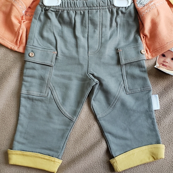Infant Boy's 4-pc Forest Friends Pant Set - Picture 3 of 5